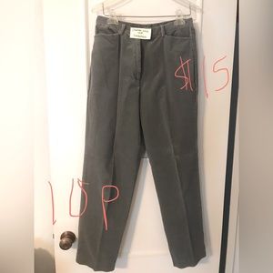 Grey corduroy pants